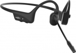 SHOKZ OpenComm2 2025 Upgrade Wireless Bluetooth Bone Conduction Videoconferencing Headset with USB-C Charging Port | 16 Hr Talk Time, 29m Wireless Range, 1 Hr Charge Time | Includes Noise Cancelling Boom Mic, Black | C120-AN-BK-EU | 810160663232