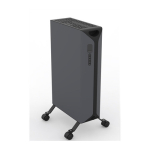Duux Edge Oil Heater | Oil Heater | 2000 W | Suitable for rooms up to 20 m&sup2; | Gray | DXOH21 | 8716164989007