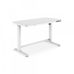 Electric Height Adjustable Desk | 72 - 121 cm | Maximum load weight 50 kg | Metal | White | 548019 | 4016032474593