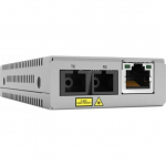 Konwerter światłowodowy Allied Telesis Allied Telesis AT MMC200LX/SC - Medienkonverter - 100Mb LAN - 10Base-T, 100Base-TX, 100Base-LX, 100Base-SC - RJ-45 / LX/SC Single-Mode - bis zu 15 km - 1310 nm - TAA-konform | AT-MMC200LX/SC-960 | 767035221663