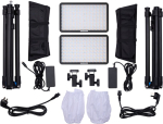 Zestaw studyjny Multiblitz Amaran pano 60c 2-Light-Kit charcoal | AM-6977162452692 | 6977162452692