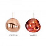 Lampa wisząca King Home Lampa wisząca FUSION 20 miedziana - szkło | JD8042 [10186453] | 5900000043920