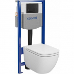Zestaw podtynkowy Cersanit WC SET S701-772 WITH FRAM +BL MAT BUTTON | 5901771130475 | 5901771130475