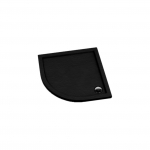 Brodzik Alkotest KNG.B-02-P-90-5/3-BLACKSLATE-90 / AQUAFORM / SLIM / BRODZIK 90X90X5/3 P&Oacute;ŁOKRĄGŁY R550, FI90, CZARNY ŁUPEK / | 5905805701044 | 5905805701044