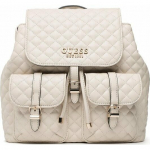 Guess Guess, Adam Flap, Polyurethane, Textile Backpack, Stone, For Women For Women | 190231666059 | 190231666059