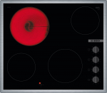Bosch | Hob | PKE645CA2E | Vitroceramic | Number of burners/cooking zones 4 | Rotary knobs | Black | PKE645CA2E | 4242005283224