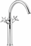Bateria umywalkowa Deante Temisto stojąca chrom (BQT_025D) | BQT_025D | 5908212075937