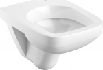 Miska WC Geberit Geberit Selnova Compact Wisząca miska WC, lejowa, B36cm, H34cm, T48cm, kr&oacute;tka, kształt geometryczny [16] | 19501.504.00.7 | 4025410754875