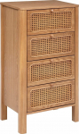 Atmosphera Komoda z szufladami z plecionki wiedeńskiej TIRIA, 103 x 55 cm | 3560232687310 | 3560232687310