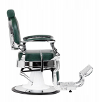 Activeshop Gabbiano fotel barberski President Zielony z chromowaną ramą | 5906717465079 | 5906717465079
