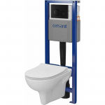 Zestaw podtynkowy Cersanit WC SET S701-754 WITH FRAM +BL MAT BUTTON | 5901771094555 | 5901771094555