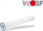 Krzys-Pol Przew&oacute;d powietrzno-spalinowy DN80/125 długość 1000mm biały | 2651467 | 4045013084520