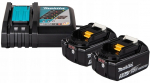 Makita CHARGER AND BATTERY SET 2X5AH 18V | 0197050352583 | 0197050352583