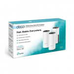 TP-LINK | Whole Home Mesh WiFi System | Deco M4 (3-Pack) | 802.11ac | 300+867 Mbit/s | 10/100/1000 Mbit/s | Ethernet LAN (RJ-45) ports 2 | Mesh Support Yes | MU-MiMO Yes | No mobile broadband | Antenna type 2xInternal | No | Deco M4(3-Pack) | 6935364 ...