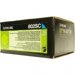 Toner Lexmark 80C2SC0 Cyan Oryginał  (80C2SC0) | 80C2SC0 | 0734646481281