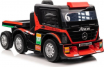 Lean Cars Auto Na Akumulator Mercedes + Naczepa XMX622B Czerwony LCD | 4243 | 5904665994313