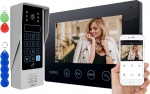 Eura Wideodomofon EURA VDP-90A3 DELTA+ czarny 7'', full hd, WiFi ,2 wejścia, szyfrator, czytnik zbliżeniowy, ahd, tuya | VDP-90A3 DELTA+ Czarna | 5905548278230
