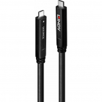 Kabel USB Lindy USB-C - USB-C 10 m Czarny (43398) | 43398 | 4002888433983