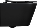 Miska WC Domoletti WC HUNG ME125-MB WITH COVER BLACK | 4772013441373 | 4772013441373