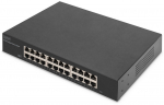 Switch Digitus 24-portowy Gigabitowy 19'' niezarządzalny Czarny (DN-80113-2) | DN-80113-2 | 4016032498506