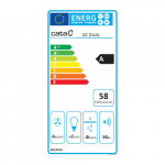 CATA | Hood | GC DUAL A 45 XGWH | Canopy | Energy efficiency class A | Width 45 cm | 820 m&sup3;/h | Touch control | LED | White glass | CA81 | 8422248078290