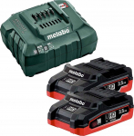 Metabo Zestaw podstawowy 2x 18V 5,5 Ah LiHD | 685122000 | 4007430330383