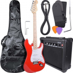 NN EG SET RED zestaw gitarowy gitara elektryczna s | 5908249804920 | 5908249804920