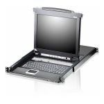 Przełącznik Aten ATEN CL5708N przełącznik KVM Możliwości montowania w stelażu Czarny | CL5708N-ATA-2XK06UG | 4710469345135