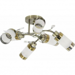 Lampa sufitowa Mdeco Sufitowa lampa glamour ELM8267/6 21QG do jadalni mosiądz | 5907683574192 | 5907683574192