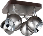 Lampa sufitowa Spotlight Spot natynkowy chrom Spotlight BALL WOOD z drewna bukowego 5131476 | 5131476 | 5905840204890