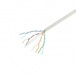 Cable LAN UTP cat.6 305m wire CU LSZH CPR + FLUKE PASSED grey | LCU6L-11CU-0305-S | 5901969448122