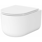 Miska WC Cersanit Intro PRO OVAL spłukiwanie wirowe, deska duroplastowa wolnoopadająca, łatwe wypinanie | SZCZ1004020001 | 5901771206460