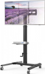 Mobile LCD/LED stand 32-70 inches, 40 kg with a shelf | 364484 | 8059018364484