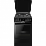Kuchenka AEG Hansa 65 L szerokość 50 cm matowa czarna - Płyta elektryczna z gazowym blatem | FCMM58329 | 5906006585310