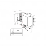 Whirlpool Dishwasher | WH6IC11BS7LA0 | Built-in | Width 44.8 cm | Number of place settings 11 | Number of programs 9 | Energy efficiency class C | Display | Black | WH6IC11BS7LA0 | 8003437061097