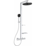 Zestaw prysznicowy Ideal Standard Alu+ system prysznicowy m/term. &Oslash;260 mm Silver | BD583SI | 3800861117285
