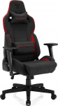 Fotel SENSE7 materiałowy Sentinel czarno-czerwony | 5902659841384 | 5902659841384
