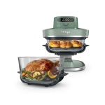 NINJA 5-in-1 XL Glass Air Fryer | AS090EUGN Crispi Pro | Power 2050 W | Capacity 5.7 L | Moss Green | AS090EUGN | 622356386944