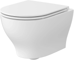 Miska WC Cersanit BLOCK PRO VORTEX slim wirowe spłukiwanie, wolnoopadająca deska, łatwe wypinanie, duroplast | SZCZ1003716324 | 5901771096962