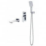 Cersanit SET B729 Zestaw wannowy podtynkowy LARGA chrom (S952-039) | S952-039 | 5901771078975