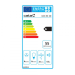 CATA | Hood | GCX 53 SD | Canopy | Energy efficiency class A | Width 53 cm | 750 m&sup3;/h | Touch Control | LED | Stainless steel/Gray glass | 8422248103572 | 8422248103572
