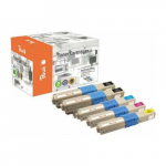 Toner Peach Zestaw CMYK Zamiennik 44469803 (PT616) | PT616 | 7640164829562