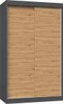 Topeshop IGA 120 ANT/ART B bedroom wardrobe/closet 7 shelves 2 door(s) | IGA 120 ANT/ART B | 5904507202033