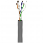 Goobay CAT 5e kabel sieciowy, U/UTP, Szary - Długość kabla 305 m | RB93292 | 4040849932922