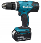 Wiertarko-wkrętarka Makita Wkrętarka udarowa 18V 42/27Nm 2x3,0Ah +ACC&hellip; (DHP453RFX8) | DHP453RFX8 | 088381883566