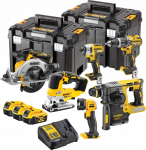 Zestaw elektronarzędzi Dewalt 12-elementowy (DCK690P3T-QW) | DCK690P3T-QW | 5035048750636