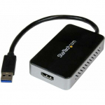 Adapter USB StarTech USB-A - HDMI Czarny  (USB32HDEH) | USB32HDEH | 0065030850629