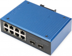 Switch Digitus Industrial 8+2-Port Fast Ethernet PoE (DN-651147) | DN-651147 | 4016032490272