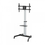 Manhattan Stojak mobilny TV 37-86'' do 50kg regulowany PIVOT p&oacute;łka AV | Tv & Monitor Mount, Trolley | 766623462327
