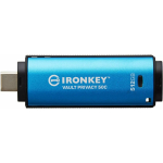 Kingston Ironkey Vault Privacy 50C/512 GB/USB 3.2/USB-C/modr&aacute; | IKVP50C/512GB | 740617338867